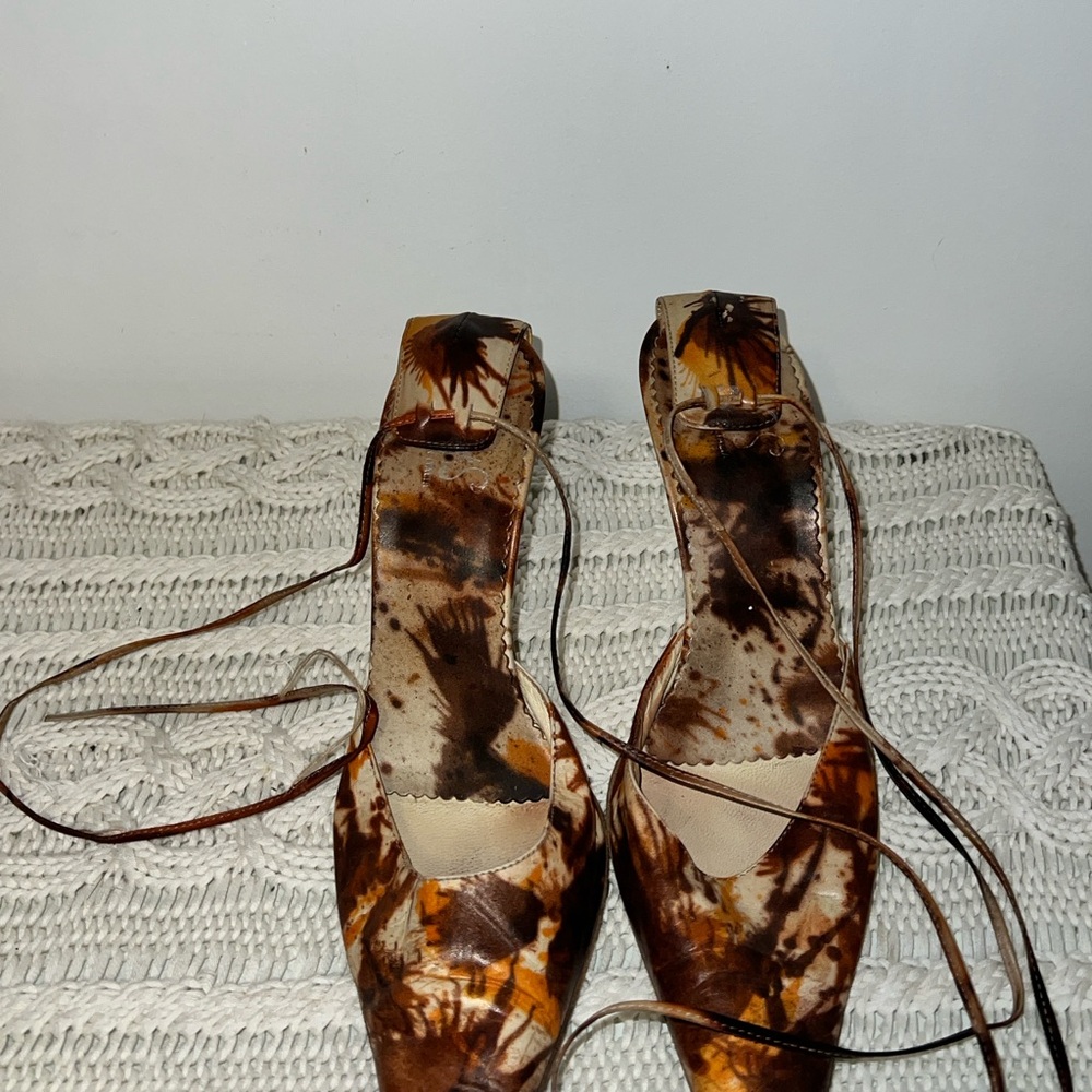 Vero Cuoio Brown Tie-Dye Women's Shoes 🔥👠